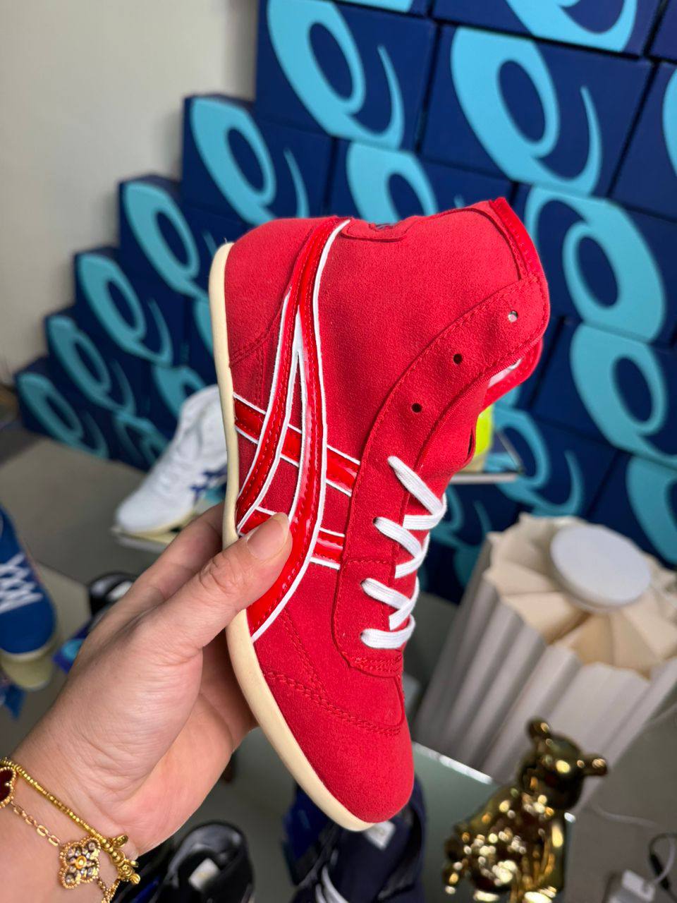 Wrestling Shoes Red/Red