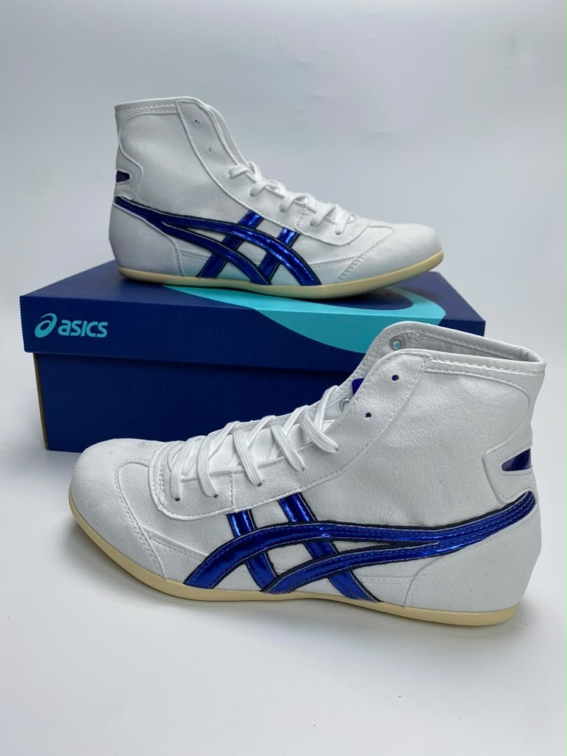 Wrestling Shoes white/blue
