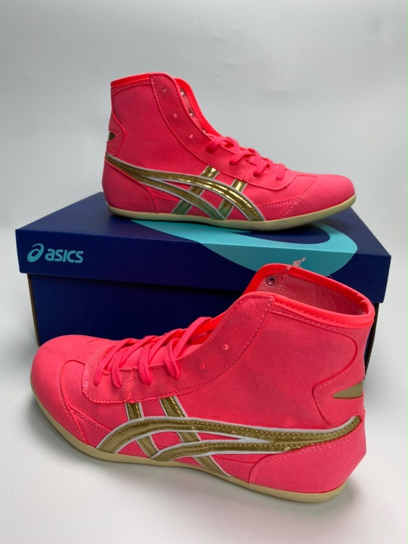 Wrestling Shoes pink/gold