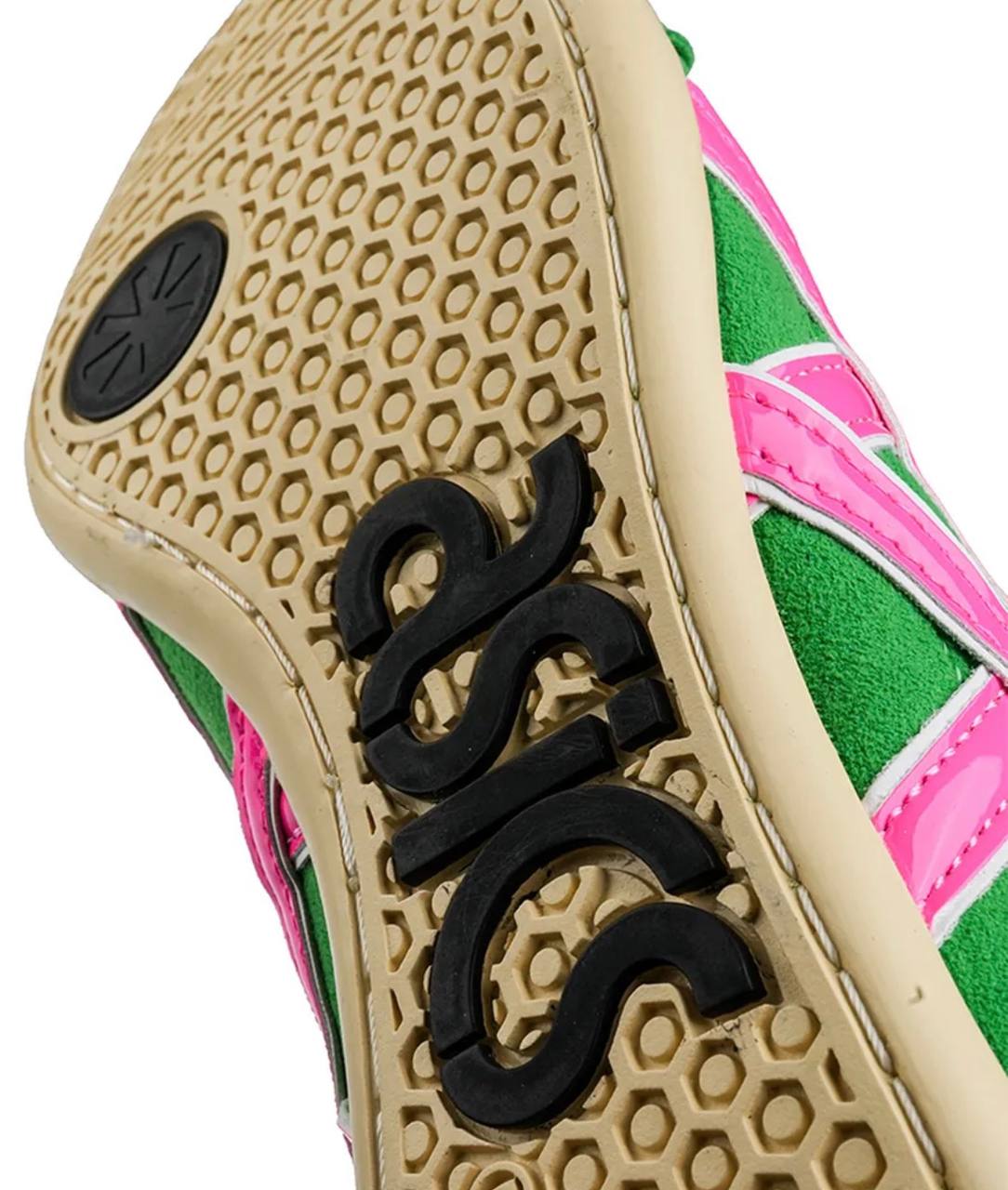 Wrestling Shoes green/pink