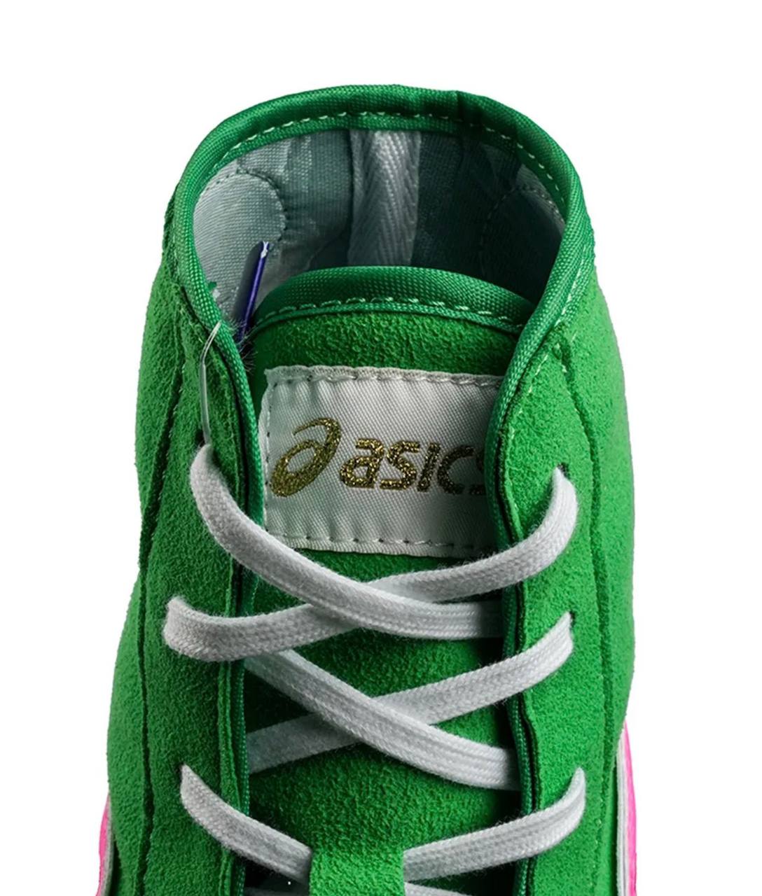 Wrestling Shoes green/pink